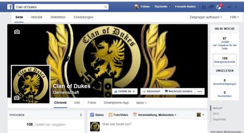 Dukes bei FaceBook Dukes bei FaceBook